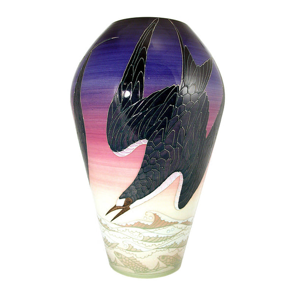 Dennis Chinaworks Sooty Tern Standard Ovoid 19" - uk-art-pottery-test-site