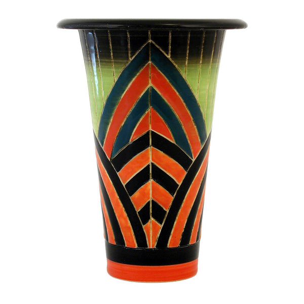 Dennis Chinaworks Sunburst Standard Flute 6" - uk-art-pottery-test-site