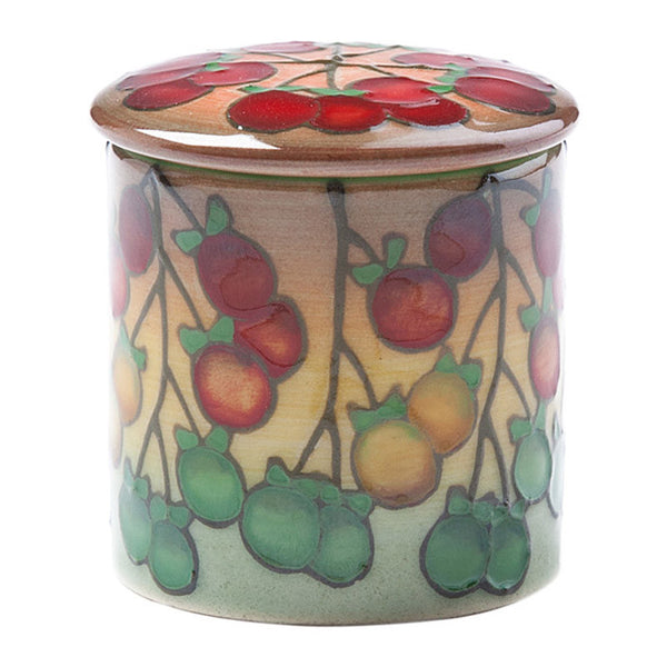 Dennis Chinaworks Tomatoes Green Lidded Box 2.5" - uk-art-pottery-test-site
