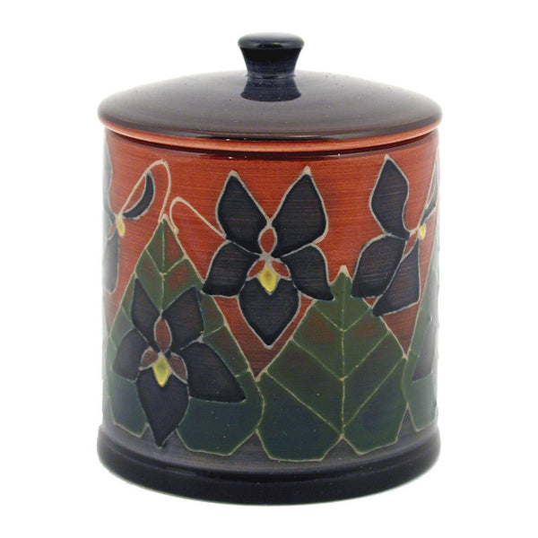 Dennis Chinaworks Violet Standard Lidded Box 3.75" - uk-art-pottery-test-site