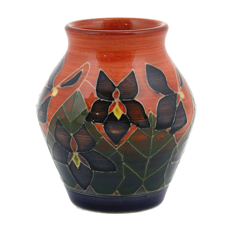 Dennis Chinaworks Violet Standard Vase 3.75" - uk-art-pottery-test-site