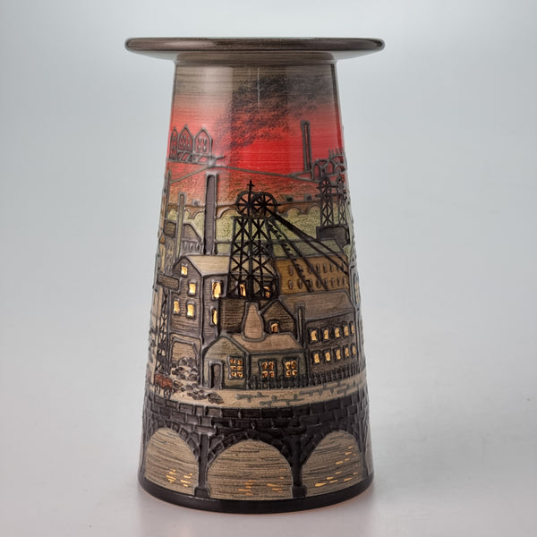 New Dennis Chinaworks Industrial vase designed by Sally Tuffin