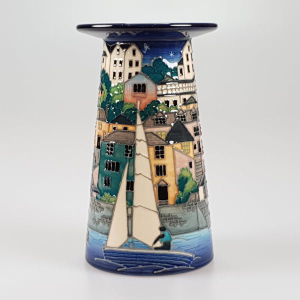 Dennis Chinaworks Salcombe Night Small Conical vase edition of 15 - uk-art-pottery-test-site